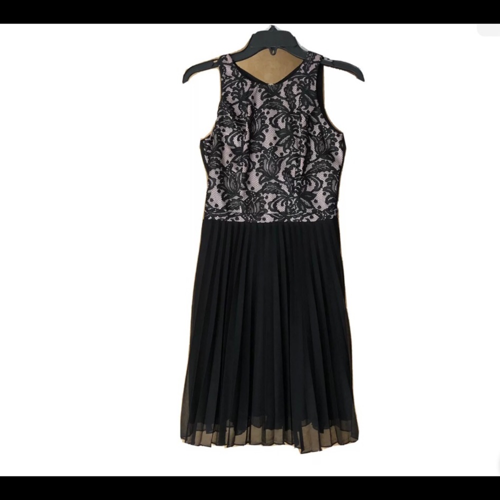 Women Black Cocktail Party Short Dress Size 3